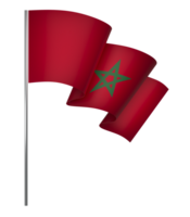 marocko flagga element design nationell oberoende dag baner band png