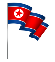 noorden Korea vlag element ontwerp nationaal onafhankelijkheid dag banier lint PNG