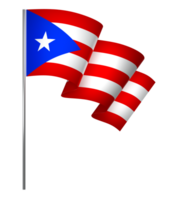 puerto rico flagga element design nationell oberoende dag baner band png