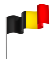 Belgium flag element design national independence day banner ribbon png