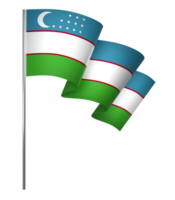 Oezbekistan vlag element ontwerp nationaal onafhankelijkheid dag banier lint PNG