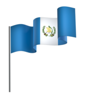 Guatemala bandera elemento diseño nacional independencia día bandera cinta png