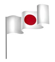 Japón bandera elemento diseño nacional independencia día bandera cinta png