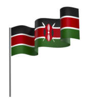 Kenia Flagge Element Design National Unabhängigkeit Tag Banner Band png