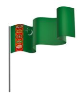 Turkmenistan Flagge Element Design National Unabhängigkeit Tag Banner Band png