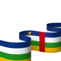 Central African Republic flag element design national independence day banner ribbon png