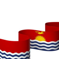 Kiribati flag element design national independence day banner ribbon png