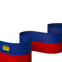 Liechtenstein bandiera elemento design nazionale indipendenza giorno bandiera nastro png