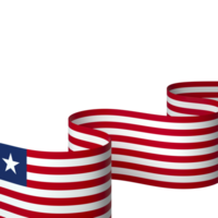 Liberia flag element design national independence day banner ribbon png