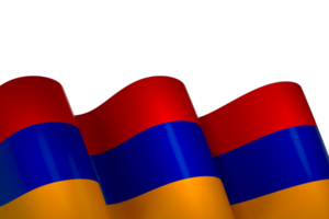 Armenia flag element design national independence day banner ribbon png