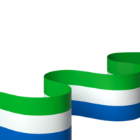 Sierra Leone flag element design national independence day banner ribbon png