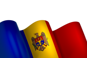 moldova bandiera elemento design nazionale indipendenza giorno bandiera nastro png