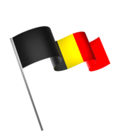 Belgique drapeau élément conception nationale indépendance journée bannière ruban png