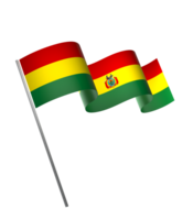 bolivia bandera elemento diseño nacional independencia día bandera cinta png