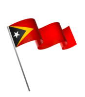 este Timor Timor leste bandera elemento diseño nacional independencia día bandera cinta png