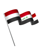 Iraque bandeira elemento Projeto nacional independência dia bandeira fita png