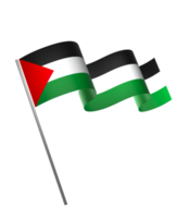 palestina flagga element design nationell oberoende dag baner band png