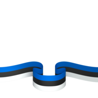 Estonia flag element design national independence day banner ribbon png