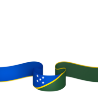 Solomon Islands flag element design national independence day banner ribbon png