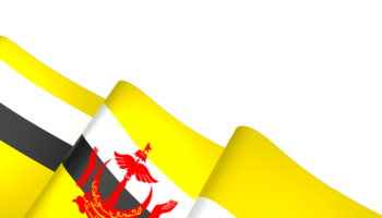 Brunei bandera elemento diseño nacional independencia día bandera cinta png