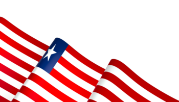 Liberia bandera elemento diseño nacional independencia día bandera cinta png