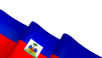 Haiti bandeira elemento Projeto nacional independência dia bandeira fita png