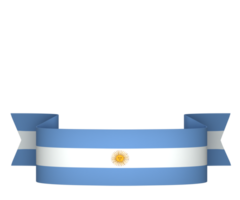 argentina flagga element design nationell oberoende dag baner band png