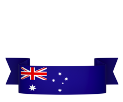 Australien flagga element design nationell oberoende dag baner band png