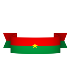 burkina faso bandera elemento diseño nacional independencia día bandera cinta png