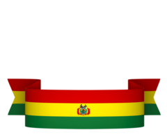 bolivia bandera elemento diseño nacional independencia día bandera cinta png