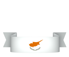 Cyprus flag element design national independence day banner ribbon png