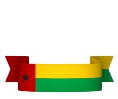 Guinea bissau Flagge Element Design National Unabhängigkeit Tag Banner Band png