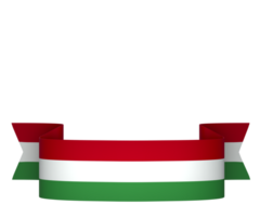 Ungarn Flagge Element Design National Unabhängigkeit Tag Banner Band png