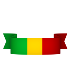 Mali Flagge Element Design National Unabhängigkeit Tag Banner Band png