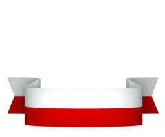 Polen Flagge Element Design National Unabhängigkeit Tag Banner Band png