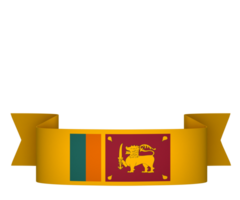 sri lanka flagga element design nationell oberoende dag baner band png