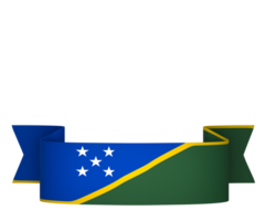 Solomon eilanden vlag element ontwerp nationaal onafhankelijkheid dag banier lint PNG