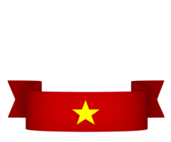 Vietnam vlag element ontwerp nationaal onafhankelijkheid dag banier lint PNG