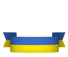 Ukraine drapeau élément conception nationale indépendance journée bannière ruban png