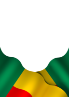 Benin flag element design national independence day banner ribbon png