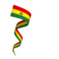 bolivia flagga element design nationell oberoende dag baner band png