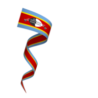 eswatini bandera elemento diseño nacional independencia día bandera cinta png