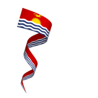kiribati Flagge Element Design National Unabhängigkeit Tag Banner Band png