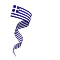 Grecia bandera elemento diseño nacional independencia día bandera cinta png