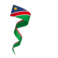 Namibia bandera elemento diseño nacional independencia día bandera cinta png