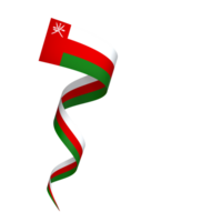 Oman flag element design national independence day banner ribbon png