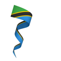 Tanzania vlag element ontwerp nationaal onafhankelijkheid dag banier lint PNG