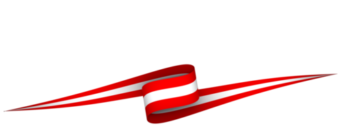 Austria flag element design national independence day banner ribbon png