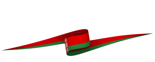 Belarus flag element design national independence day banner ribbon png