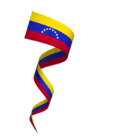 Venezuela flag element design national independence day banner ribbon png